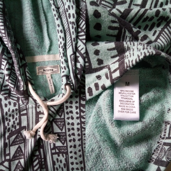 Lot of 2 Hoodie Beach Swim Cover Tops M - Picture 4 of 8